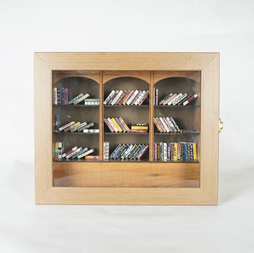 کتابخونه مینیاتوری چوبی